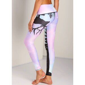 NEW Teeki Northern Lights Hot Pant High-Rise Waist Pastel Deer Nature Recycled M